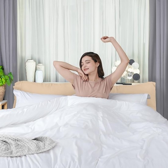 Duvet Cover Queen Size - 1 Duvet Cover with 2 Pillow Shams - 3 Pieces Bedding Duvet Cover with Zipper Closure - Soft Brushed Microfiber, 90 X 90 Inches (Pack of 10, Queen White)