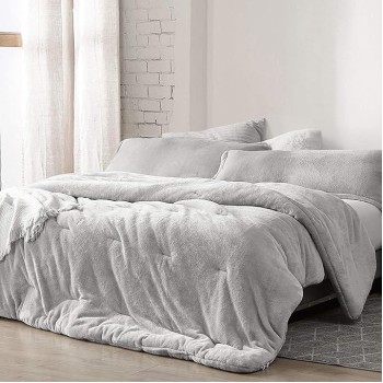 Coma Inducer Oversized King Set Comforter - Me Sooo Comfy - Glacier Gray