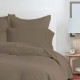 3 Piece Duvet Set - 1000 Thread Count 100% Egyptian Cotton Breathable, Soft Duvet Cover Set with Zipper & Corner Ties Quilt Cover Sateen Weave Durable Duvet - Queen/Full (Beige)