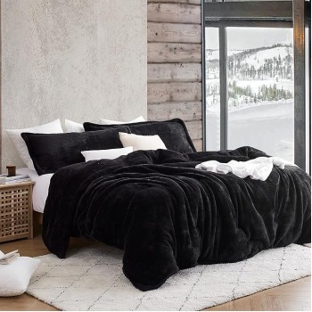 Oversized King Comforter - The Original Plush - Nightshift Black