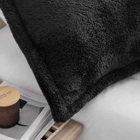 Oversized King Comforter - The Original Plush - Nightshift Black