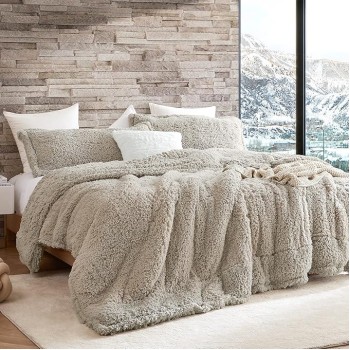 Winter Thick - Oversized King Comforter Set - Coastal Taupe
