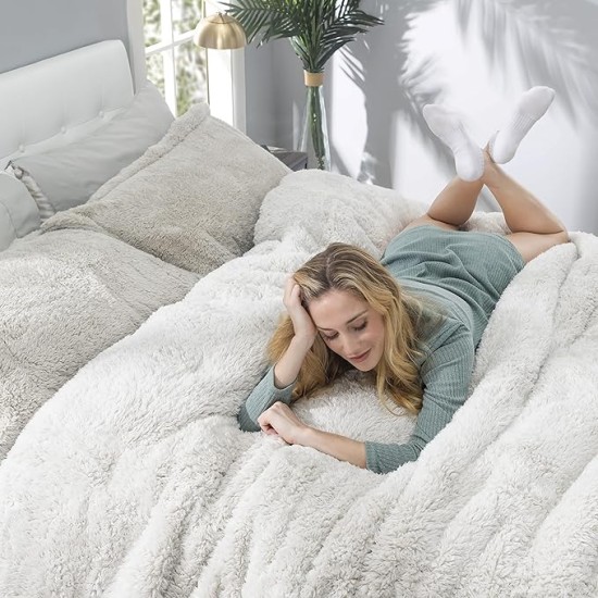 Oversized King Comforter Set - Toasted Marshmallow