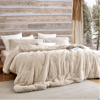 Oversized King Comforter - The Original Plush - White Sand