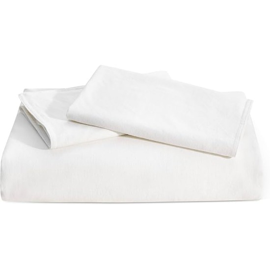 Linen Duvet Cover Queen - Linen Cotton Blend Duvet Cover Set, White Linen Duvet, 3 Pieces, 1 Duvet Cover 90 x 90 Inches and 2 Pillowcases, Comforter Sold Separately