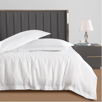 Duvet Cover Set, 3 Sided Zipper Duvet Cover, 100% Cotton Duvet Cover 3 Pieces with one Duvet Cover,Two Pillowcase, Triple-Zip System for Simple Changing Duvet Cover (King+2pillw Shams)