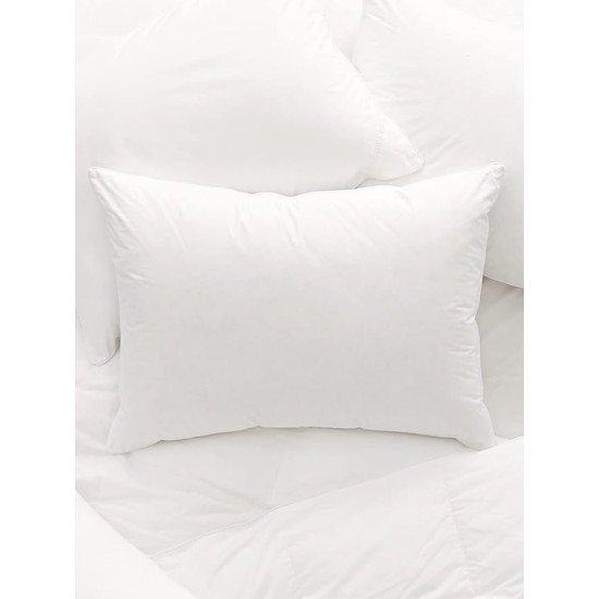 Down Alternative Pillow - Medium, King - Cooling Shell - Hypoallergenic Primaloft Luxury Down Alternative Fill - Superior Support