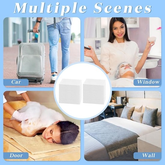 300 Pcs Disposable Pillow Case Non Woven Pillow Covers Bulk for Medical Travel Hotel Bedroom Home Bedding Portable Supplies, 31'' x 20'' (White)