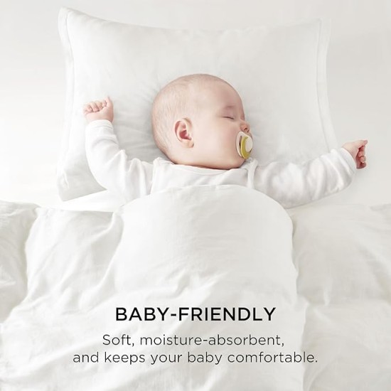 100% Muslin Cotton Duvet Cover King Size - Ultra-Soft, Breathable & Lightweight - Linen Like Gauze Comforter Cover Set with Zipper Closure and Corner Ties (White, King, 104"x90")