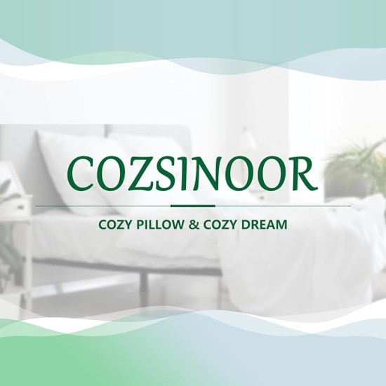 Queen Size Bed Pillows for Sleeping: Hotel Quality, Set of 2 - Down Alternative Microfiber Filled for Back, Stomach, Side Sleepers, Breathable, and Skin-Friendly