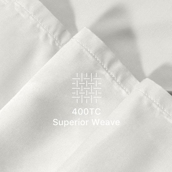 Silky Bed Sheets Set King Size (4pc), Rayon Derived from Bamboo Blend, Soft Cooling Sheets with Deep Pockets, Hotel Luxury Bedding Sheets & Pillowcases