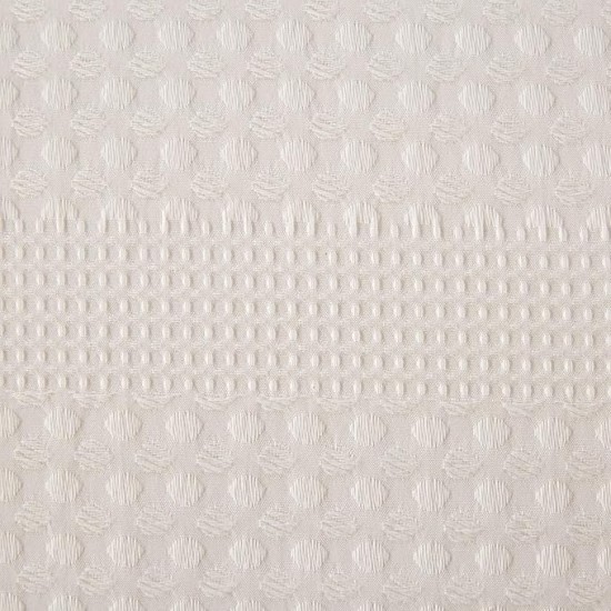 5-Piece Ivory Waffle Comforter Set, Full/Queen - All are Machine Washable with The Exception of The Dec Pillow Which is Spot Clean Only 100% Polyester